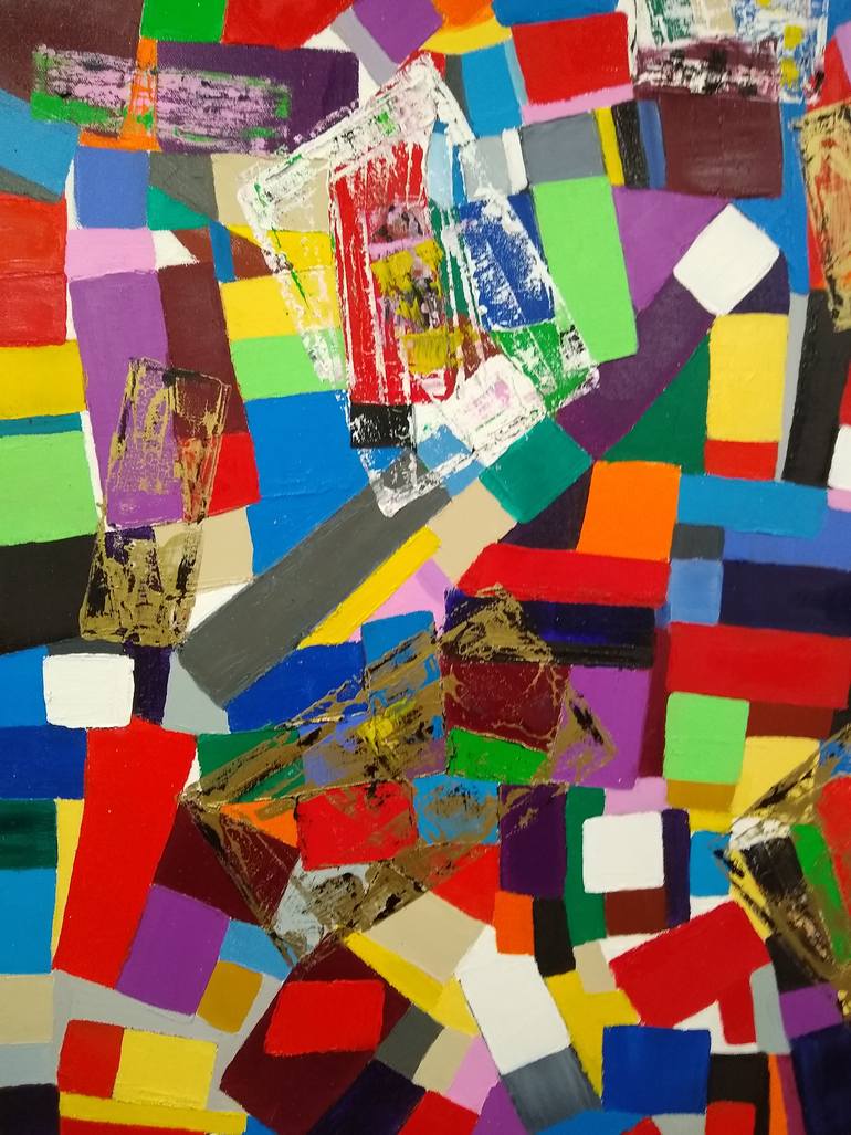 Original Abstract Painting by Esther  Glina Montagner