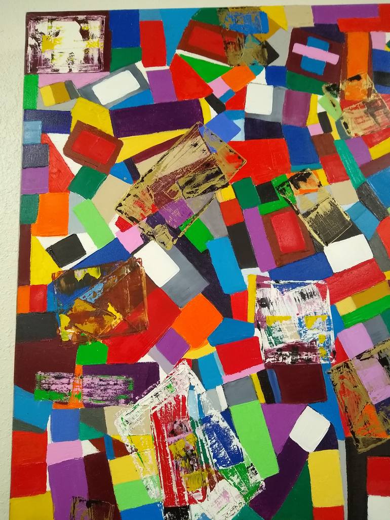 Original Abstract Painting by Esther  Glina Montagner