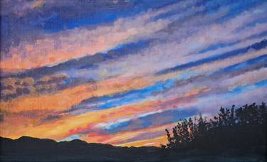 Original Impressionism Nature Painting by Hyewon Lee