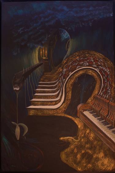 Original Surrealism Music Paintings by Neill Haughey