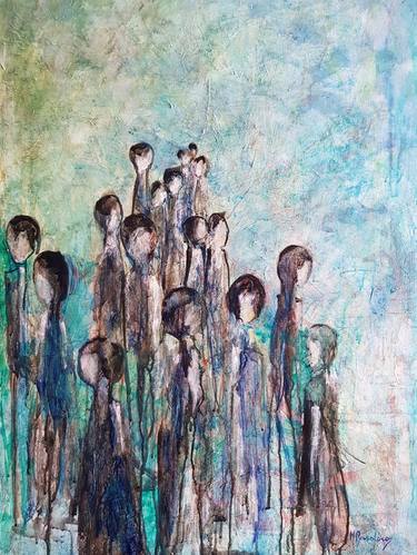 Original People Paintings by Margarida Basaloco