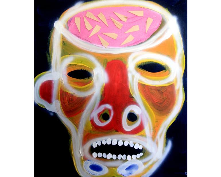 Original Expressionism Graffiti Painting by Pawel Zakrzewski