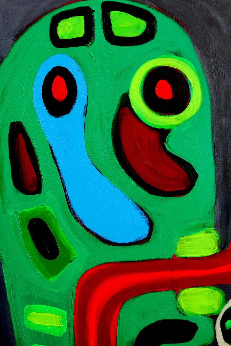 Original Expressionism Humor Painting by Pawel Zakrzewski