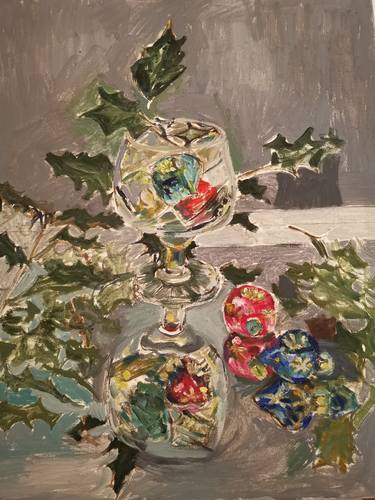 Original Still Life Paintings by victoria milner