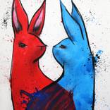Chemistry (red and blue) by Max Neutra