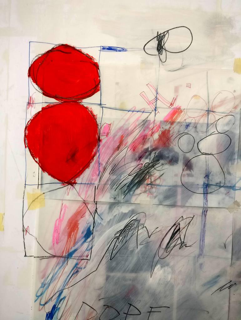 Original Abstract Expressionism Abstract Painting by Tom Sipas