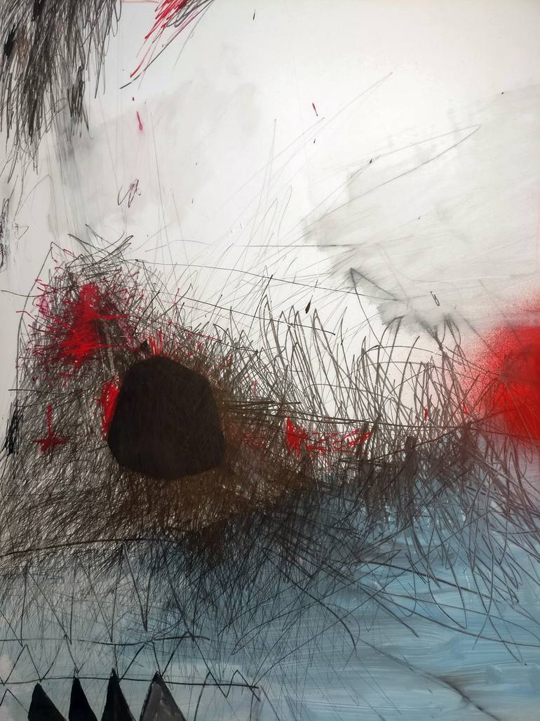 Original Expressionism Abstract Painting by Tom Sipas