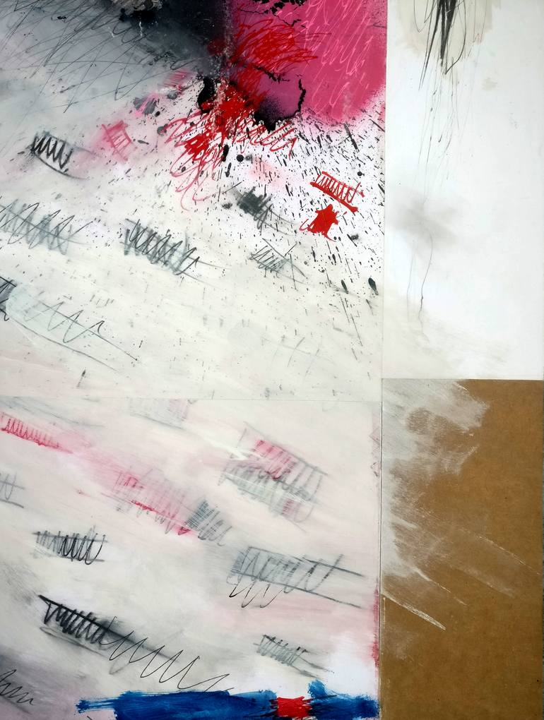 Original Abstract Expressionism Abstract Painting by Tom Sipas