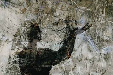Original Abstract Expressionism Portrait Digital by Mirja Nuutinen