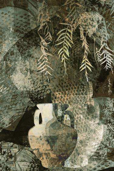 Print of Expressionism Still Life Digital by Mirja Nuutinen