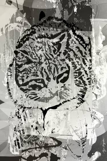 Print of Cats Digital by Mirja Nuutinen