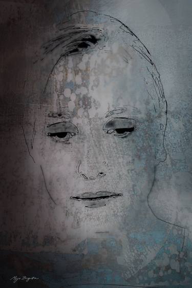 Print of Expressionism Women Digital by Mirja Nuutinen