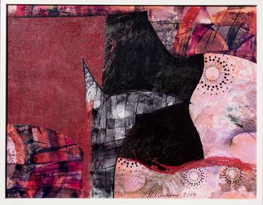 Original Abstract Collage by Mirja Nuutinen