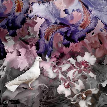 Original Fine Art Floral Digital by Mirja Nuutinen