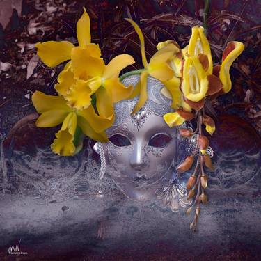 Mask and Yellow Orchids thumb