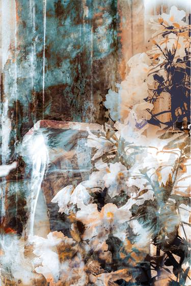 Print of Abstract Floral Digital by Mirja Nuutinen