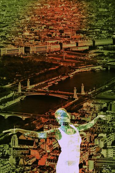 Print of Pop Art Cities Digital by Mirja Nuutinen