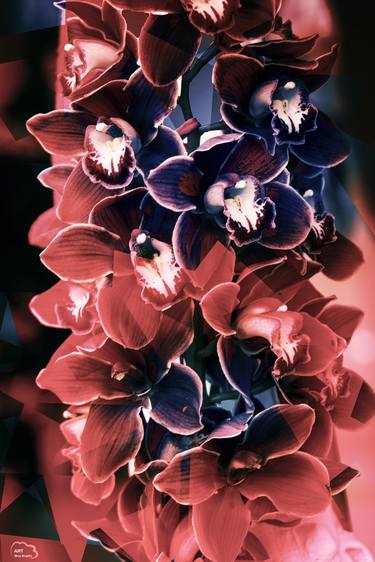 Print of Expressionism Floral Digital by Mirja Nuutinen