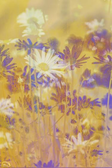 Print of Expressionism Floral Digital by Mirja Nuutinen