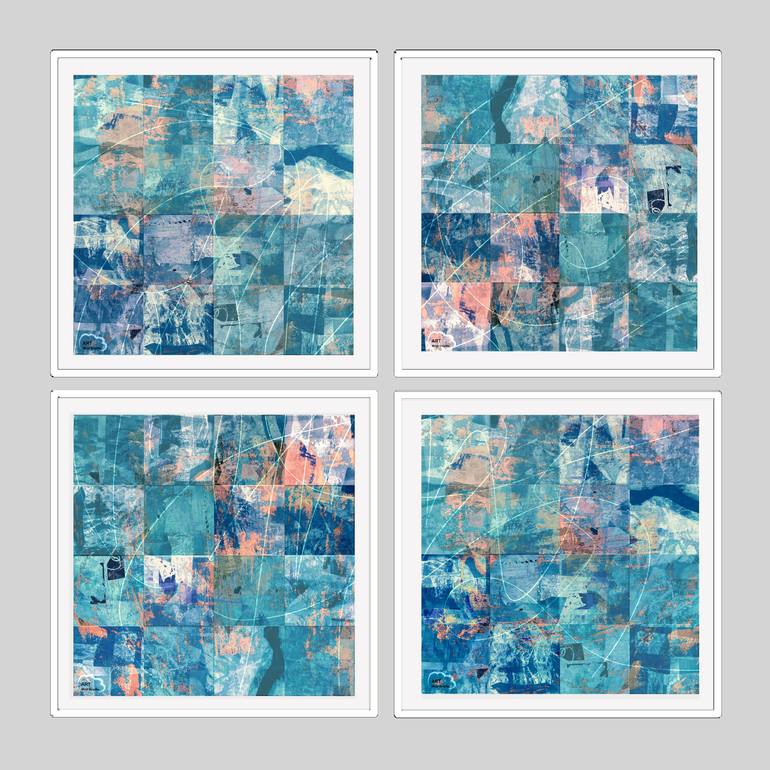 Original Abstract Patterns Digital by Mirja Nuutinen