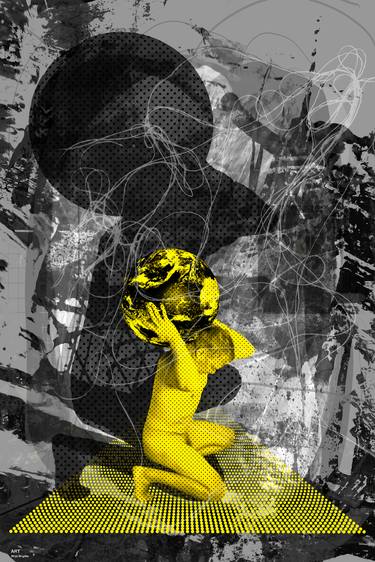Print of Pop Art Men Digital by Mirja Nuutinen