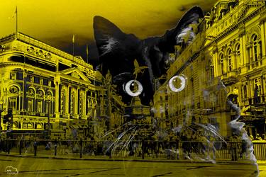 Cat at the Piccadilly Yellow version thumb