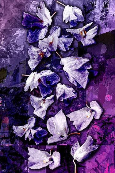 Print of Expressionism Floral Digital by Mirja Nuutinen