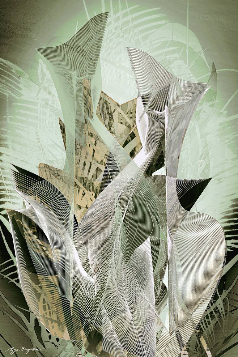 Print of Abstract Digital by Mirja Nuutinen