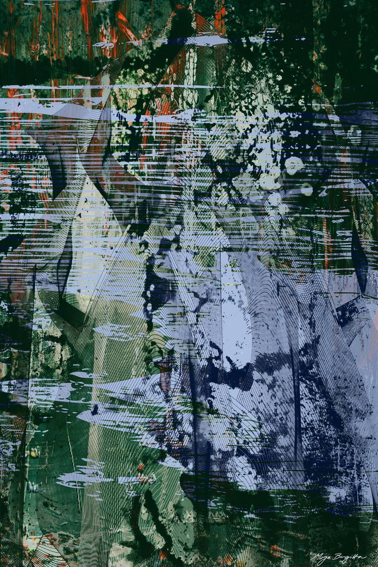 Print of Abstract Digital by Mirja Nuutinen