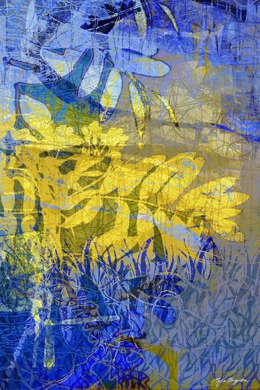 Print of Expressionism Nature Digital by Mirja Nuutinen