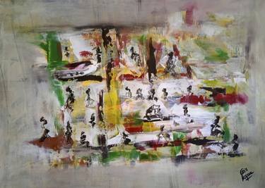 Original Abstract Expressionism Abstract Paintings by CRIS ACQUA