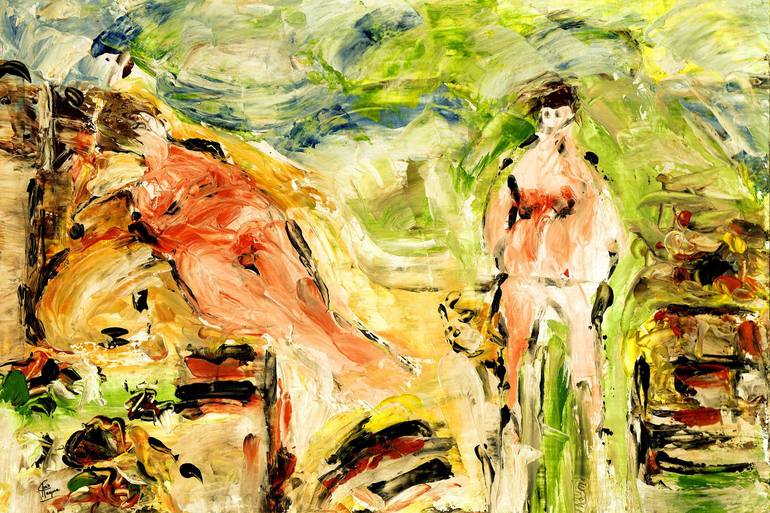 Original Abstract Expressionism Abstract Paintings by Cris Acqua