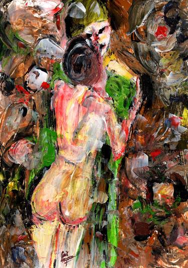 Original Expressionism Erotic Paintings by CRIS ACQUA