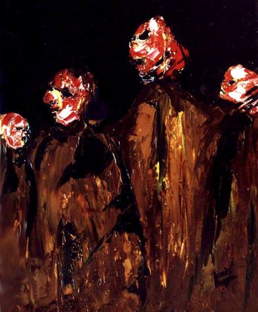 Original Expressionism Men Paintings by CRIS ACQUA