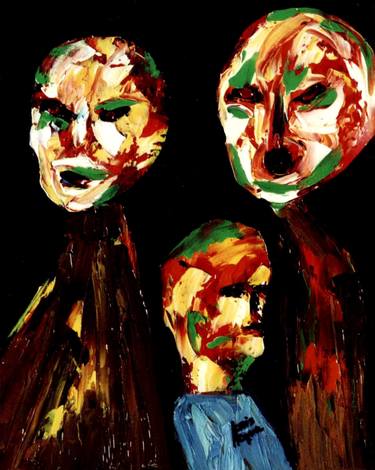Original Expressionism Family Paintings by CRIS ACQUA
