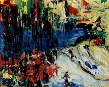 Original Abstract Expressionism Abstract Paintings by CRIS ACQUA