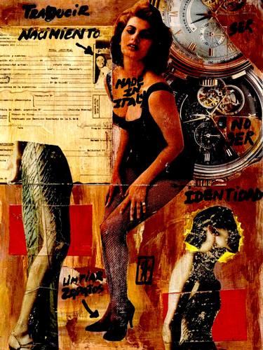 Original Expressionism Celebrity Collage by CRIS ACQUA