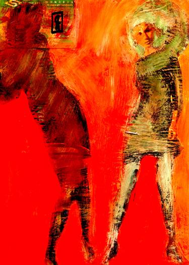 Original Expressionism Women Collage by CRIS ACQUA