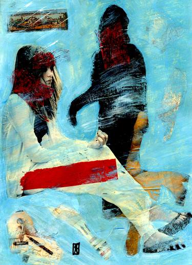 Original Expressionism Women Collage by CRIS ACQUA