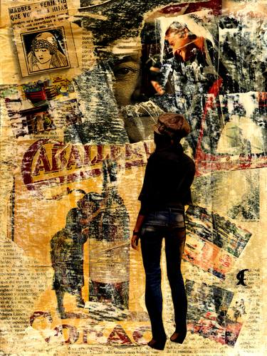 Original Expressionism Celebrity Collage by CRIS ACQUA