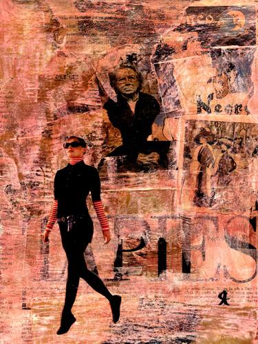 Original Expressionism Celebrity Collage by CRIS ACQUA