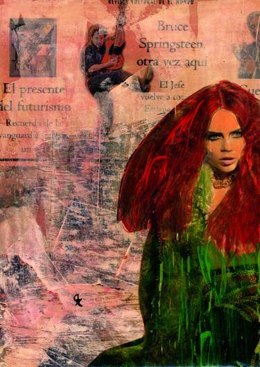 Original Expressionism Celebrity Collage by CRIS ACQUA