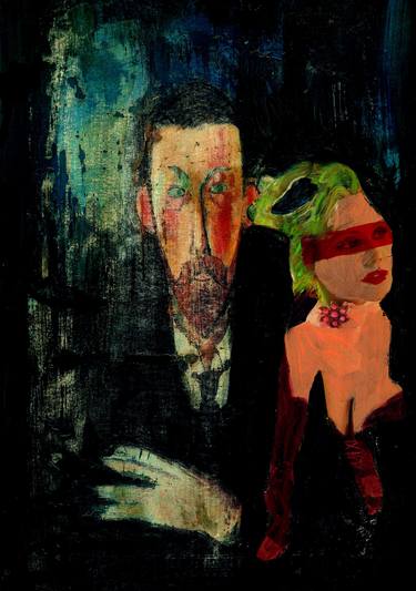 Original Expressionism Celebrity Collage by CRIS ACQUA