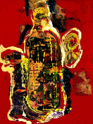 Original Abstract Expressionism Food & Drink Paintings by CRIS ACQUA