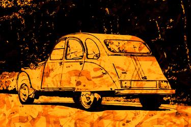 Original Car Mixed Media by CRIS ACQUA