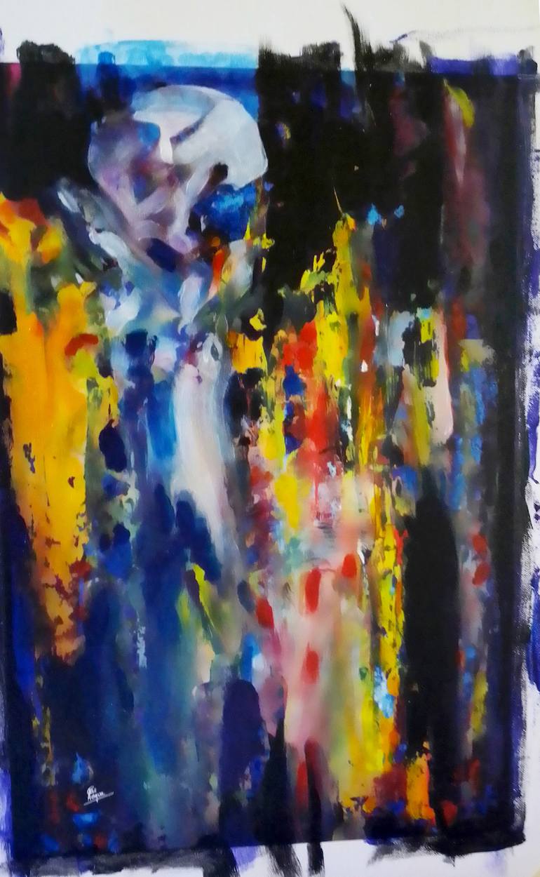 Original Abstract Painting by CRIS ACQUA