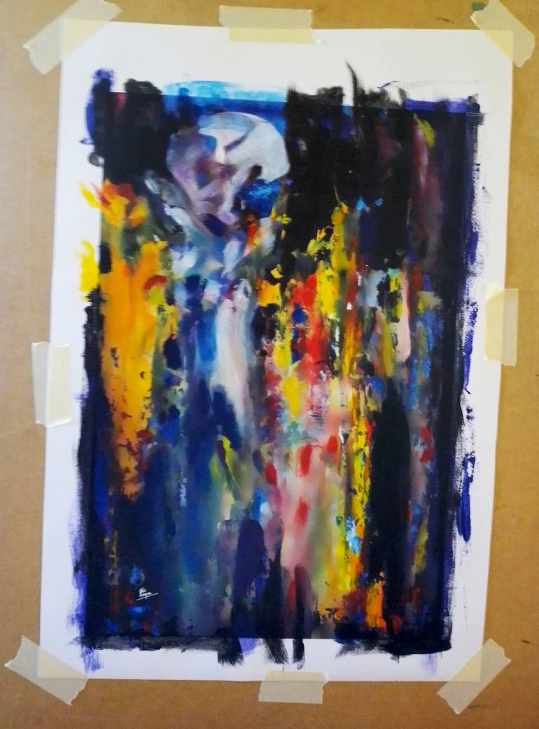 Original Abstract Painting by CRIS ACQUA