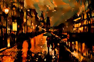 Original Fine Art Cities Paintings by CRIS ACQUA