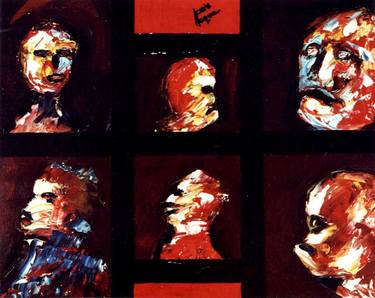 Original Abstract Expressionism Men Paintings by CRIS ACQUA