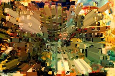 Original Cubism Cities Digital by CRIS ACQUA